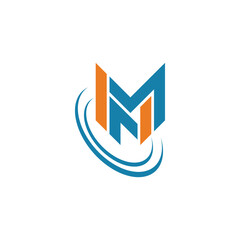 MX letter logo vector. elements for the initial template