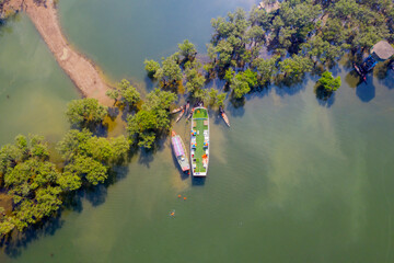 SCENIC RIVER CRUISE AT TANGUAR HOUR, SYLHET, BANGLADESH