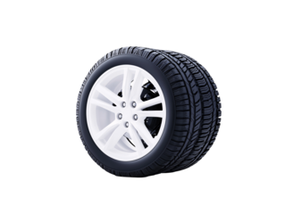 a close up of a tire