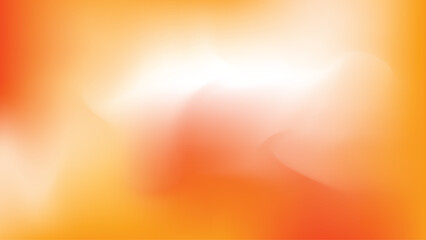 Fototapeta premium Orange Gradient Background, Abstract Orange Color Wave Gradient Wallpaper Vector 