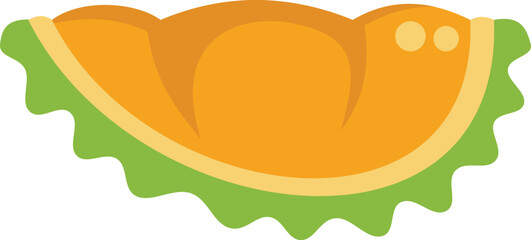 Half cut durian fruit is showing the thorns and inside of the fruit