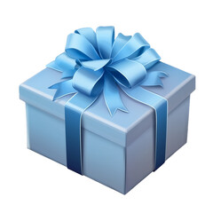 Fototapeta premium gift box with ribbon isolated on white