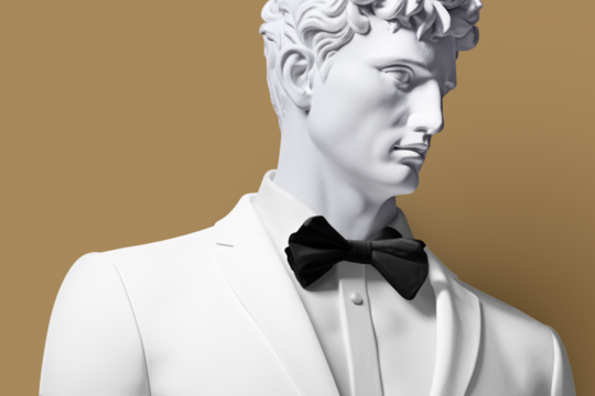 Men's suit png mockup, transparent design