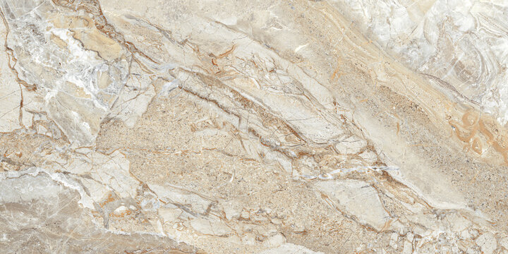 Sandstone marble texture background, natural cream-colored limestone, Italian granite stone for interior and exterior home decoration, ceramic flooring tile designs