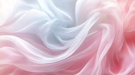 Obraz premium 44.Light and airy abstract background featuring pastel shades of cotton candy, with gentle swirls and soft textures creating a whimsical and dreamy visual