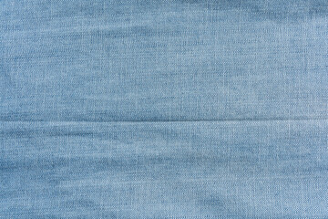 Close-up of textured denim fabric, perfect for fashion design or textile background