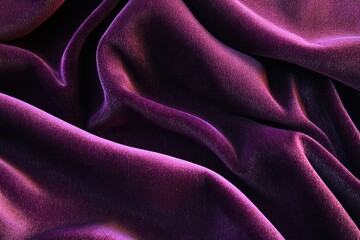 Elegant purple silk texture with graceful folds