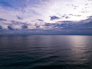 Majestic sunset clouds sky landscape,Amazing colorful light of nature cloudscape sunset or sunrise sky background