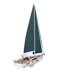 Sailing Yacht Isolated