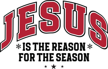 Obraz premium jesus is the reason for the season