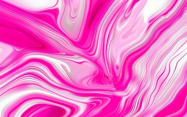 A pink and white swirl pattern with a pink background