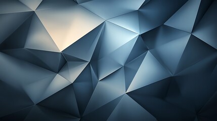 Obraz premium Abstract geometric blue pattern background.