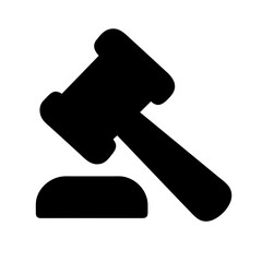 Judge Hammer Icon