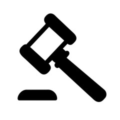 Judge Hammer Icon