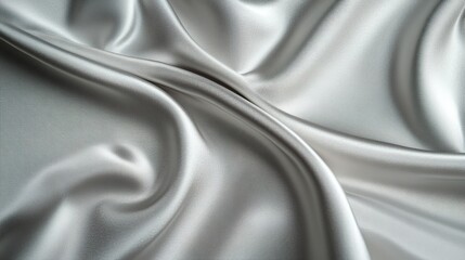 Fototapeta premium Luxurious satin fabric with elegant, smooth ripples