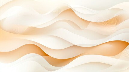 Obraz premium Abstract waves of soft colors flowing gently.