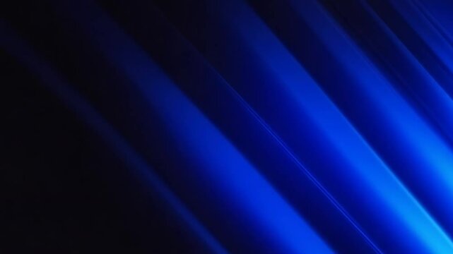 dynamic blue neon light beams flowing movement abstract smooth 4k video motion footage vertical format