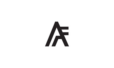 Obraz premium AF Alphabet letter logo, AF logo, af initial logo 