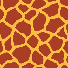 Obraz premium Giraffe seamless pattern vector design