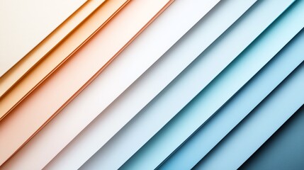 Fototapeta premium Colorful abstract diagonal paper layers