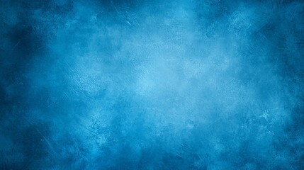 Fototapeta premium Vibrant blue textured abstract background image.
