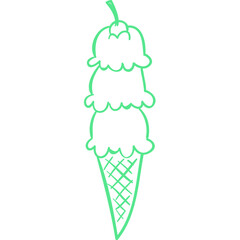 Happy birthday simple vector icon