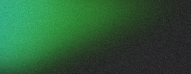 Green blue black grainy dark color gradient background abstract noise texture glowing vibrant cover header poster design