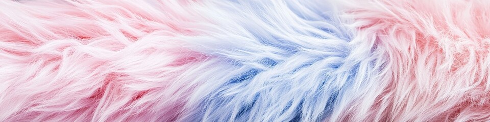 Obraz premium Soft pink and blue furry texture with gradient effect