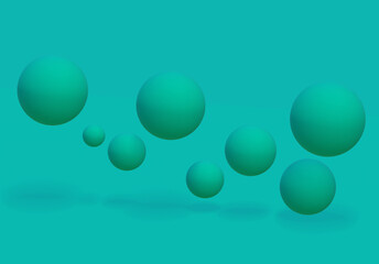 3D abstract geometric background rendering cubic corporate design template.