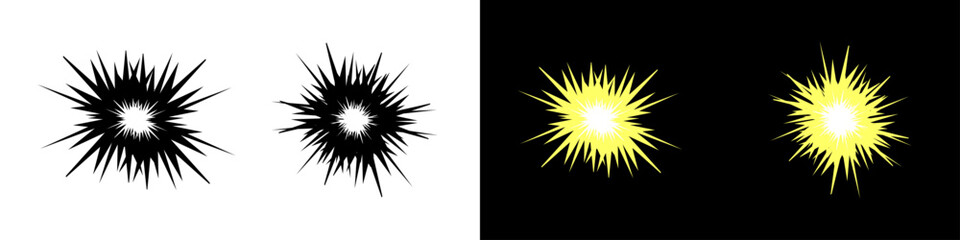 Fototapeta premium fireworks spark vector design, editable fireworks spark, symbol, illustration, explosion, light, festival, celebrate, year