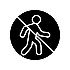 No Entry Sign Vector Icon