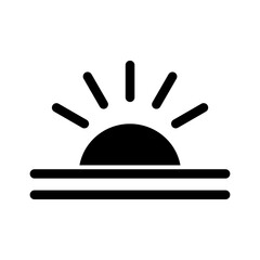 Sunrise Vector Icon