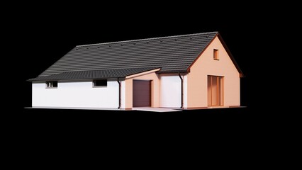 Low-Poly Fairy Tale Building Set: Enchanting House and Market for Fantasy Worlds and 3D Game Environments