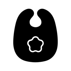 Cute Bibs Vector Icon