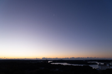 英虞湾の夜明け