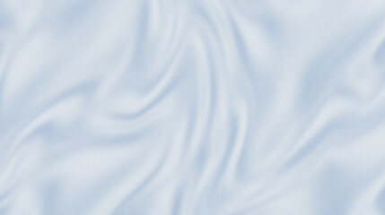 Soft gradient grainy texture in the soft blue and white colors. Smooth, flowing surface with subtle sheen. Resembles soft fabric texture with visible folds and creases. Delicate, airy appearance.