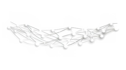 Digital Technology Future Internet Network - a futuristic and innovative visual. The white background emphasizes the connectivity and modernity of the digital network.