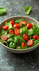 Delicious Spinach and Tomato Salad