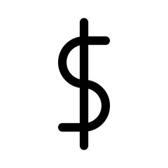 Obraz premium Dollar Vector Icon