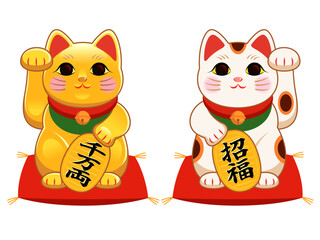 招き猫・金