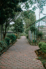 Obraz premium Medium-height office building with modern architecture, showcasing a clean