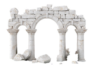 Obraz premium a stone archway with columns