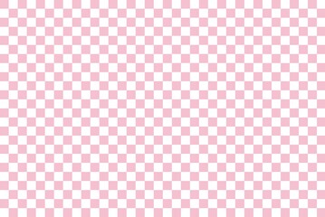 Soft pink checkerboard plaid pattern