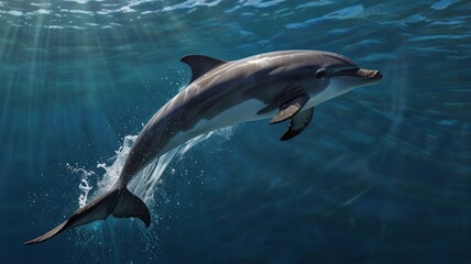 Obraz premium dolphin in the sea