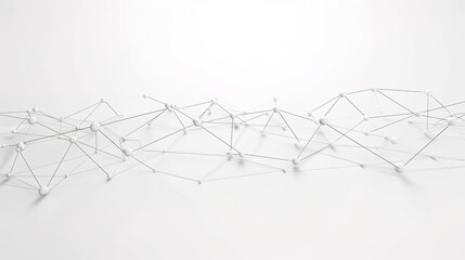 Digital Technology Future Internet Network - a futuristic and innovative visual. The white background emphasizes the connectivity and modernity of the digital network.