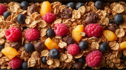 A Colorful Bowl of Granola