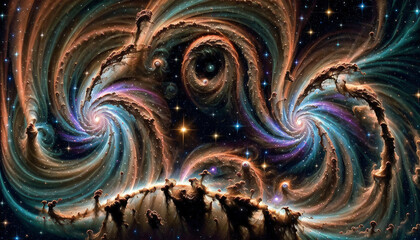Celestial Tapestry of Timelessness Unfolds