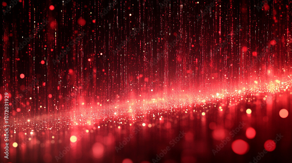 Wall mural digital background with abstract code symbols, representing advanced technology, innovation, and the