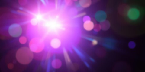 Abstract light lens flare effect with vibrant colors for design projects, vibrant, bright, texture