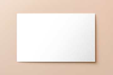 Invitation card png mockup, transparent design